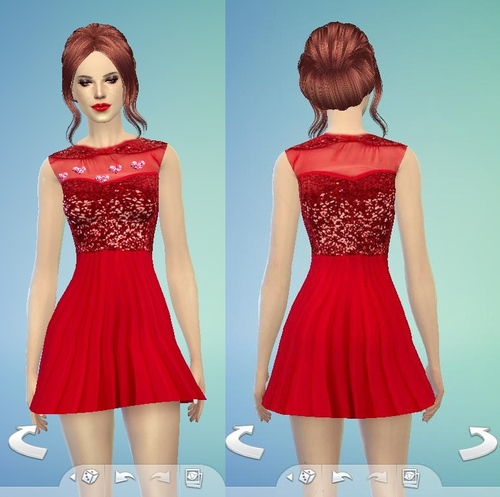Sims 4 Dress for Valentine’s Day at Tatyana Name