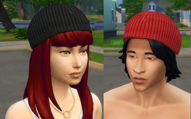 Sims 4 S3 beanie conversion by necrodog at Mod The Sims