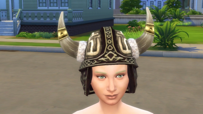 Sims 4 S2 Viking hat conversion by necrodog at Mod The Sims