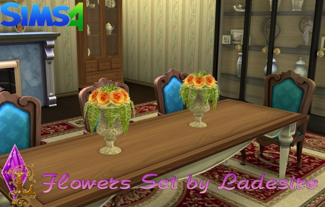 Sims 4 Flowers Set at Ladesire
