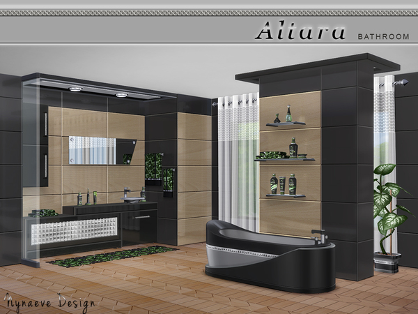 Sims 4 Altara Bathroom by NynaeveDesign at TSR