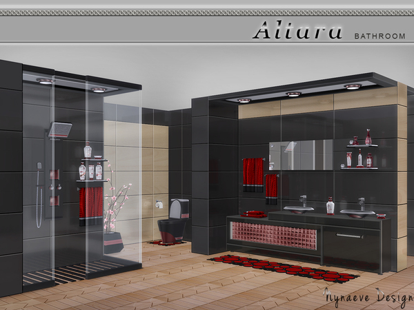 Sims 4 Altara Bathroom by NynaeveDesign at TSR