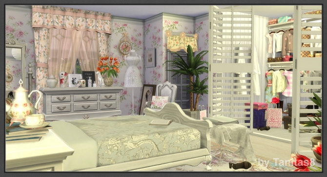 Cloud of roses shabby chic house at Tanitas8 Sims » Sims 4 Updates