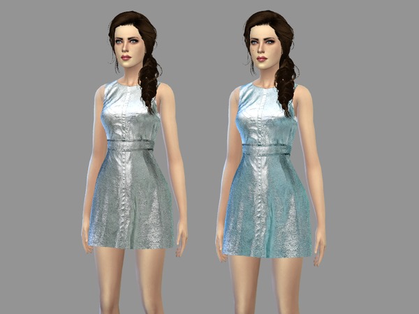 Sims 4 Holly dress by April at TSR