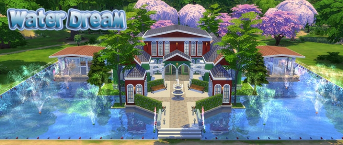 Sims 4 Water Dream lot by Sim4fun at Sims Fans