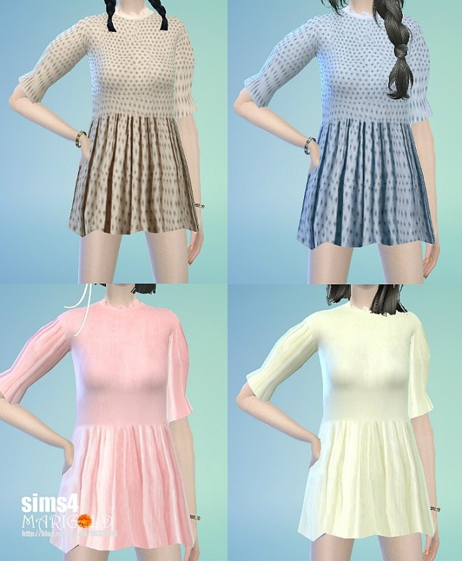 Sims 4 Long blouse at Marigold