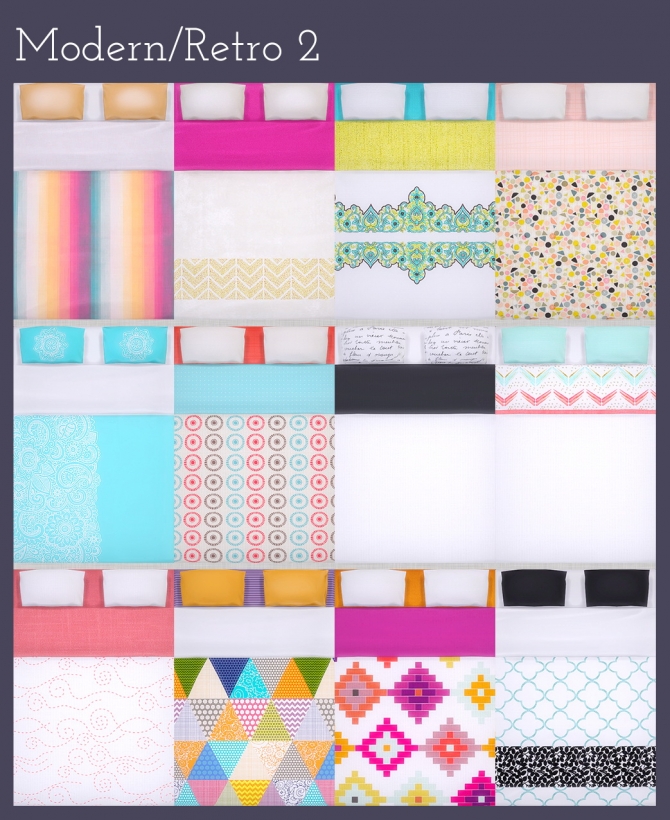 Sims 4 All beddings on OM’s Sofia matress at Saudade Sims