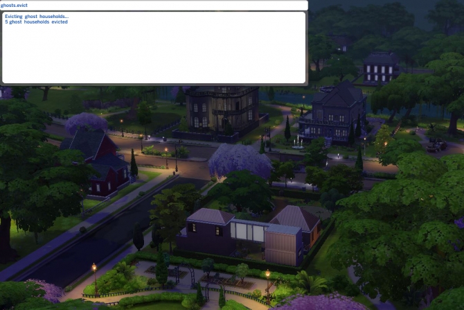 Sims 4 Evict Ghost Households by scumbumbo at Mod The Sims