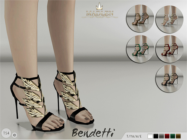 Sims 4 Madlen Bendetti Shoes by MJ95 at TSR