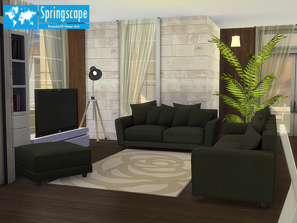 Sims 4 Springscape house by BrandonTR at TSR