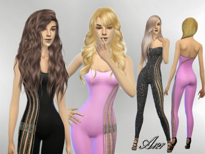 Sims 4 Body Strapless at Altea127 SimsVogue