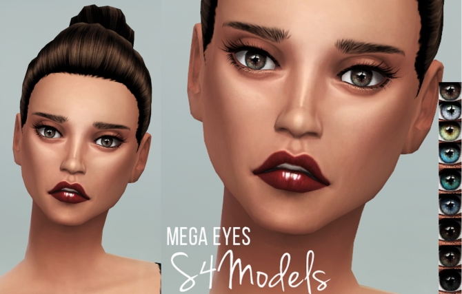 Sims 4 Mega Eyes at S4 Models