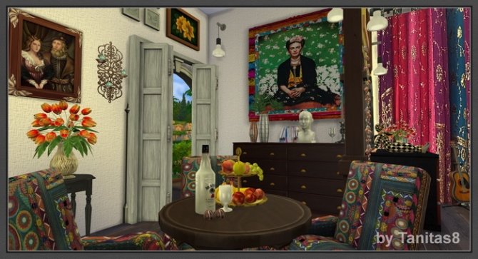 Sims 4 BOHO CHIC house at Tanitas8 Sims