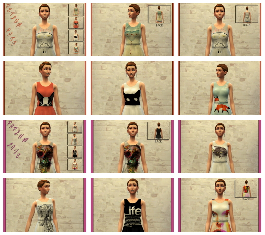 Sims 4 LOVE PEPLUM tops by Bettyboopjade at Sims Artists