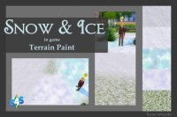 Snow & Ice Terrain Paint by auntielynds at Mod The Sims