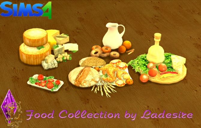 Sims 4 Food Collection at Ladesire