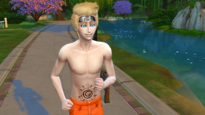 Sims 4 Naruto’s Eyes + Whiskers + Seal at NG Sims3