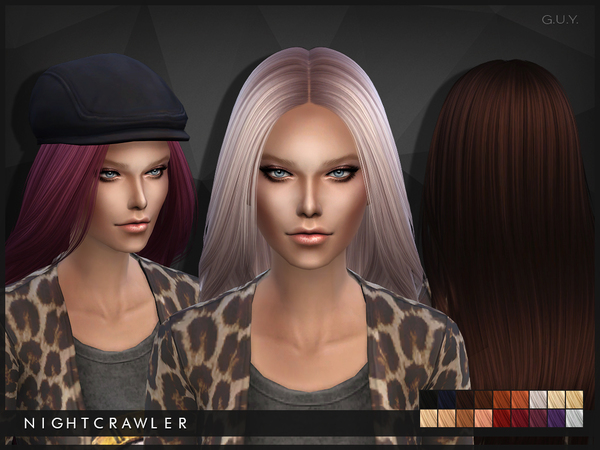 Sims 4 G.U.Y. hair by Nightcrawler at TSR