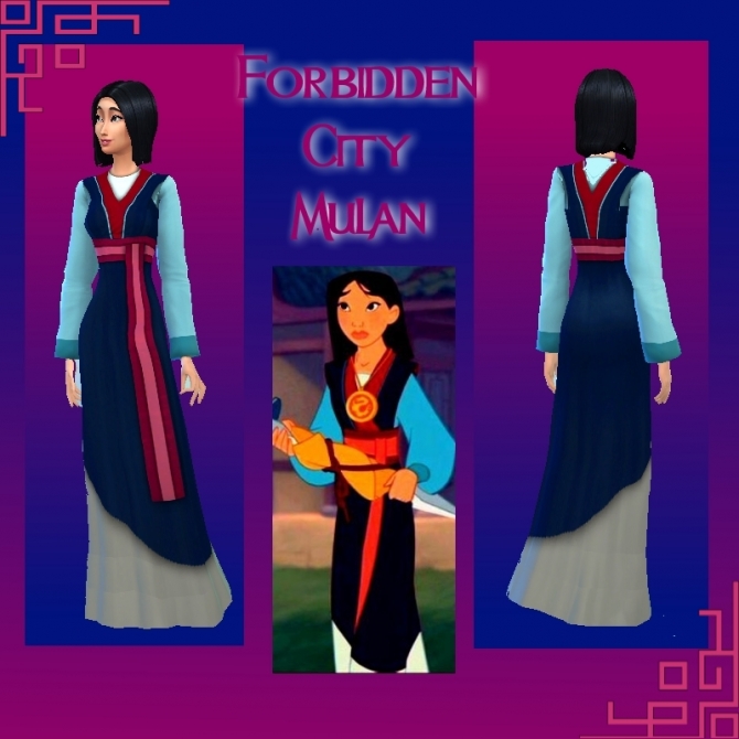 Sims 4 Mulan & Li Shang by mickeymouse254 at Mod The Sims