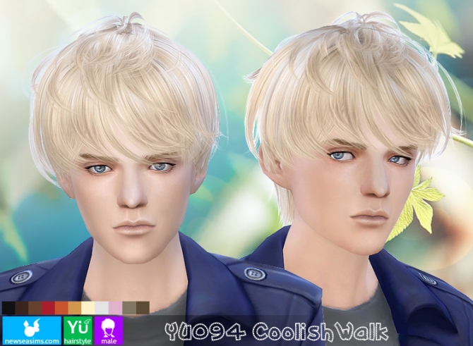 Sims 4 YU094 Coolish Walks hair (Pay) at Newsea Sims 4