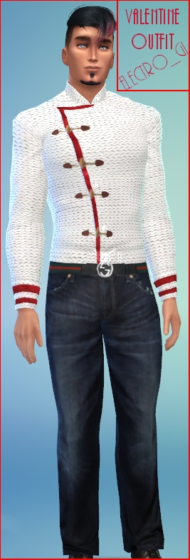 Sims 4 Valentine Pack clothes for males by Electro Gi at The Sims Lover