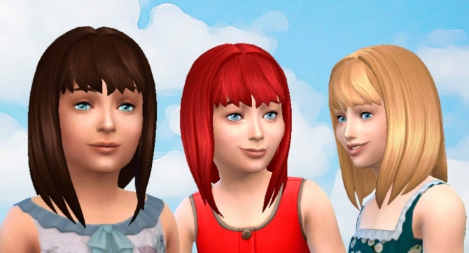 Sims 4 Serenity Hair for Girls at My Stuff