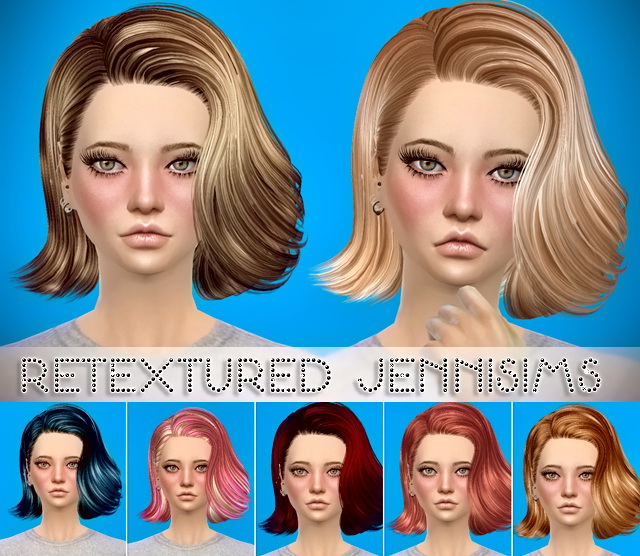Sims 4 Butterfly 090,086 Hair retextures at Jenni Sims