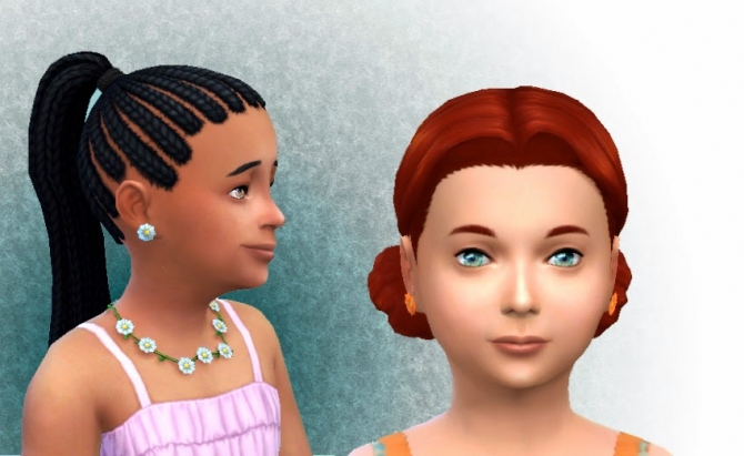 Sims 4 Flower Earrings at My Stuff