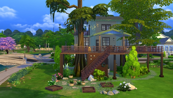 Sims 4 Eco Treehouse at Sophia Virtual Estate