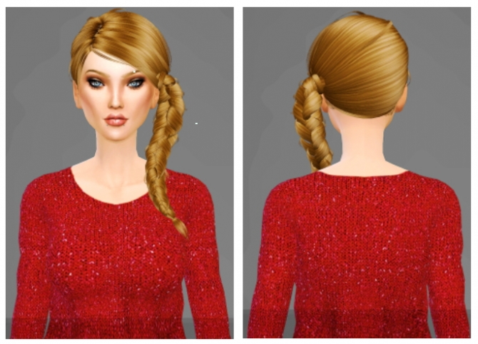 Sims 4 Ulker Fashionista 15 Hair Conversion at Artemis Sims