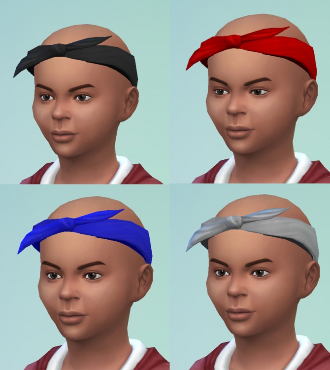 Sims 4 Tupac bandana by necrodog at Mod The Sims
