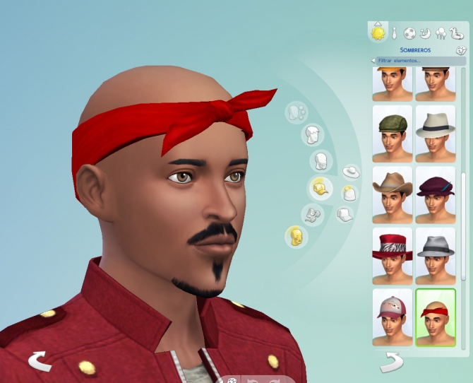 Sims 4 Tupac bandana by necrodog at Mod The Sims