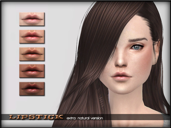 Sims 4 Lips Set 7 extra: natural version by ShojoAngel at TSR