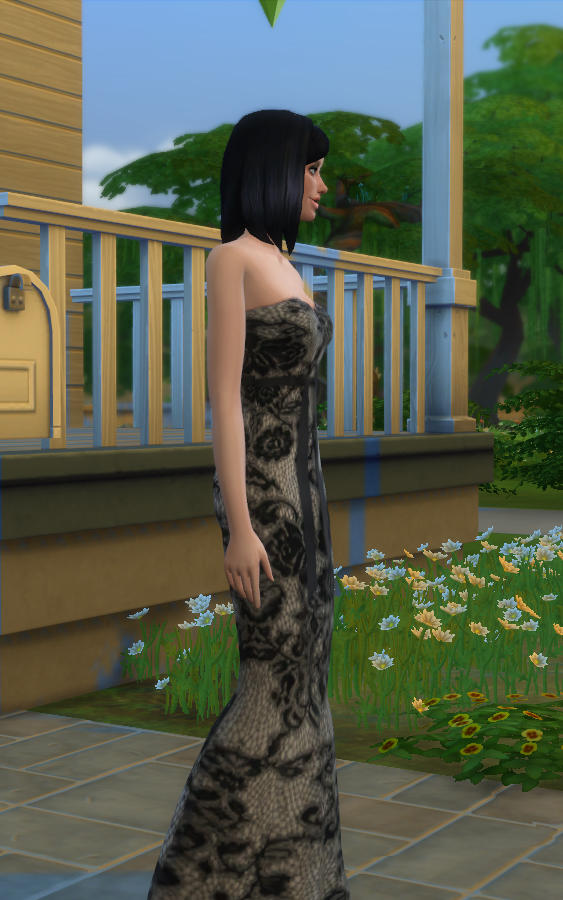Sims 4 Operatic Occasion Dress by ginnawilson at Mod The Sims