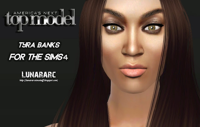 Sims 4 Tyra Banks the smize queen at Lunararc