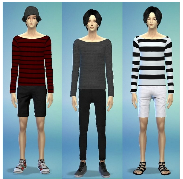 Sims 4 Multiple fashion items at Marigold