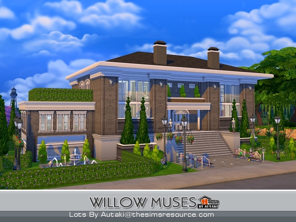 Sims 4 Willow Muses house by autaki at TSR