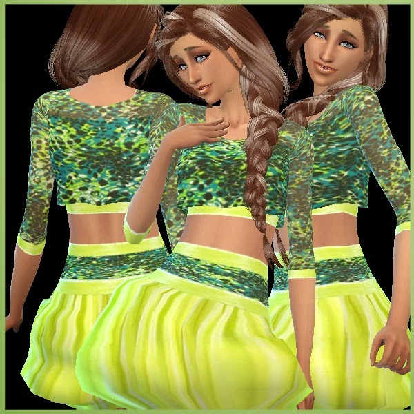 Sims 4 Amberlyns Bubble Dress Recolor at Dachs Sims