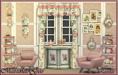 Sims 4 Fantasy curtains at Maruska Geo
