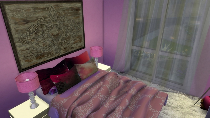 Sims 4 Pink Pearl house at Tacha 75