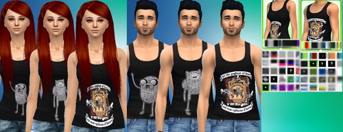 Sims 4 February Tops Pack at Aurimon