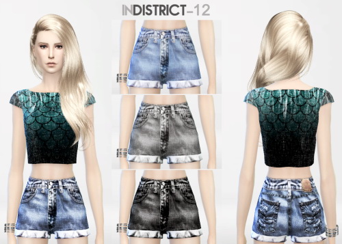 Sims 4 Blush, brows, eyes and clothing at InDistrict 12
