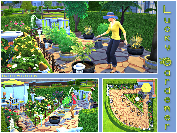 Sims 4 Lucky Gardener by Waterwoman at Akisima