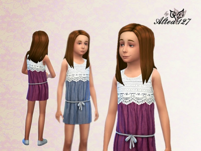 Sims 4 Sundress child at Altea127 SimsVogue