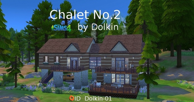 Sims 4 Chalet No.2 by Dolkin at ihelensims