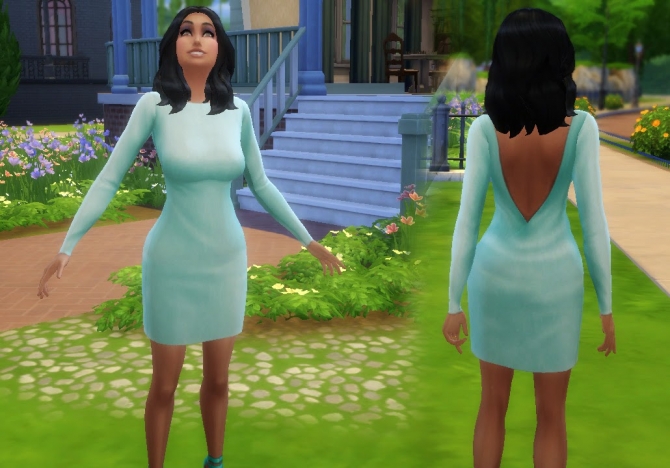 Sims 4 Surprise Dress by Kiara at My Stuff