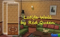 Latifa Wall by Red_Queen at ihelensims