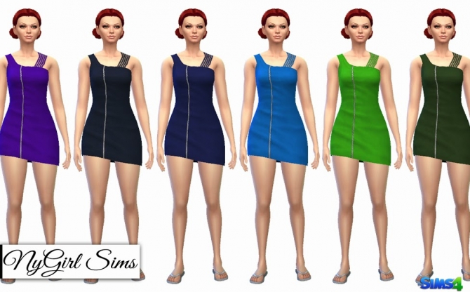 Sims 4 TS3 DJ Casual Conversion Dress at NyGirl Sims