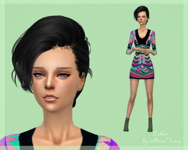 Esther TS4 by MoonFairy at Everything for your sims » Sims 4 Updates