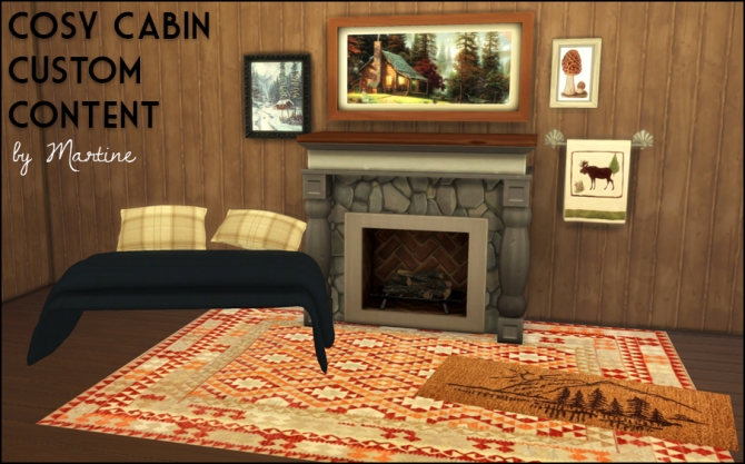 Sims 4 Cosy Cabin CC at Martine’s Simblr